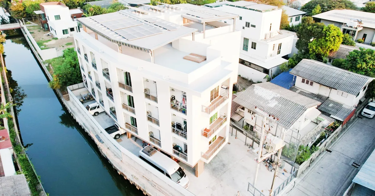 โครงการก่อสร้างอาคารพักอาศัยรวม 4 ชั้น ( ดาดฟ้า )